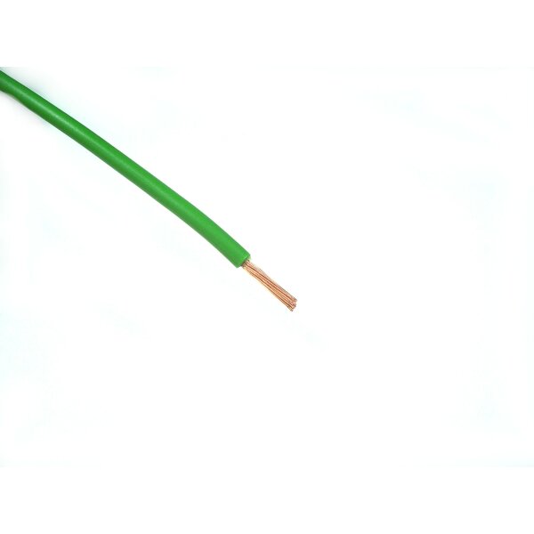 1 Meter KFZ Kabel, Litze, Leitung FLRY 1,5 mm² Grün