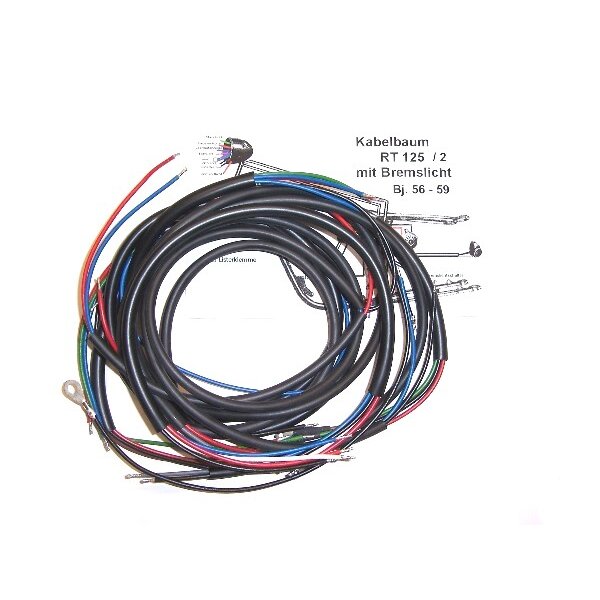 Kabelbaum MZ RT 125 1/ 2 - Halbnabe