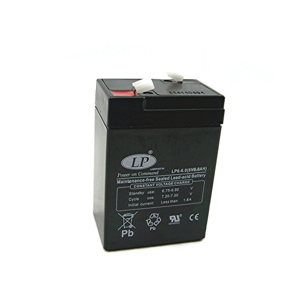 Batterie 6 V / 5 Ah AWO Touren zzgl. 7,50 €...