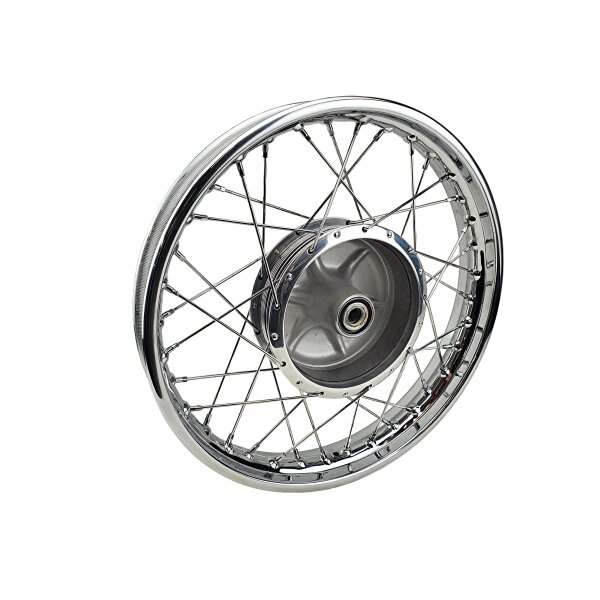 AWO Sport Vorderrad komplett, Felge (chrom), Speichen (chrom), Radlager neu