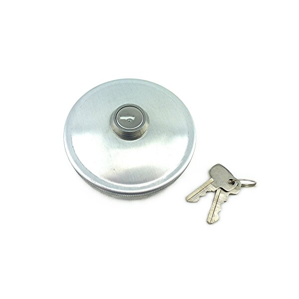 Tankdeckel  mit Schloss 60mm Aluminium matt AWO Sport