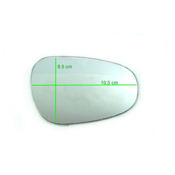 Spiegelglas links Steckspiegel MZ RT 125