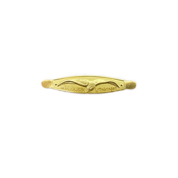 Möve Emblem für Soziussitz IFA / MZ BK 350 - gold