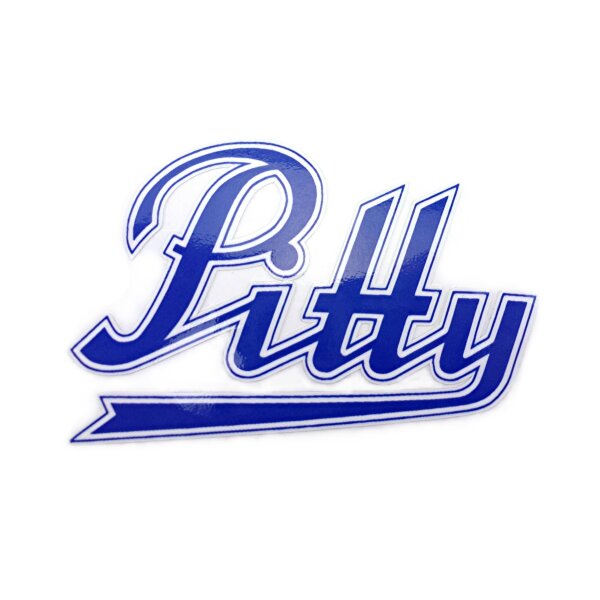 Aufkleber "Pitty" Blau