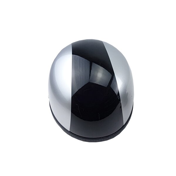 Helm,Halbschalenhelm  "Redbike" silber-schwarz Gr. XXL / B-WARE