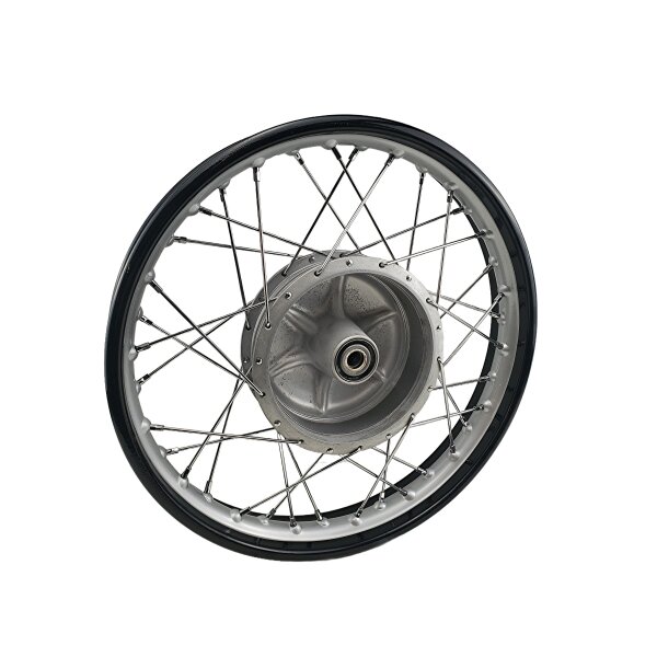 AWO Sport Vorderrad komplett, Felge (lackiert), Speichen (chrom), Radlager neu