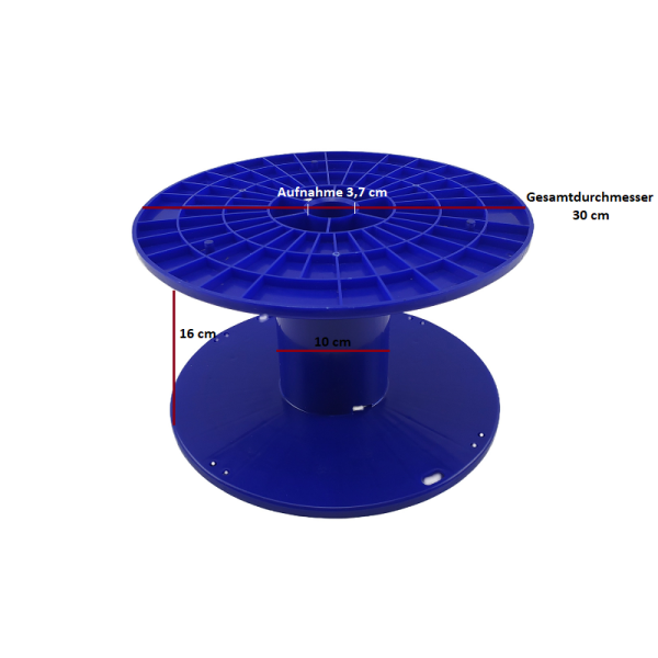 Leere Kabelspule, Kabeltrommel Kunststoff - gebraucht