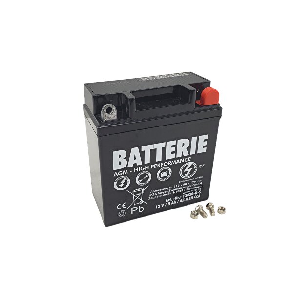 Batterie 12 V / 5 Ah MZ ETS / TS 125, 150, 250 zzgl. 7,50...